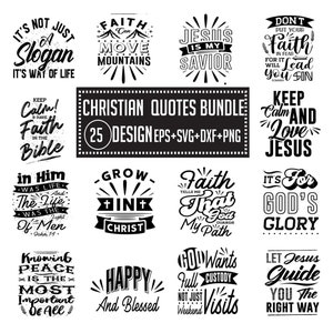 Christliche svg, christliche Bundle SVG, Schrift Bundle, Instant Download, Bibel Vers Bundle, religiöse SVG, Jesus, Gott, Glaube svg dxf