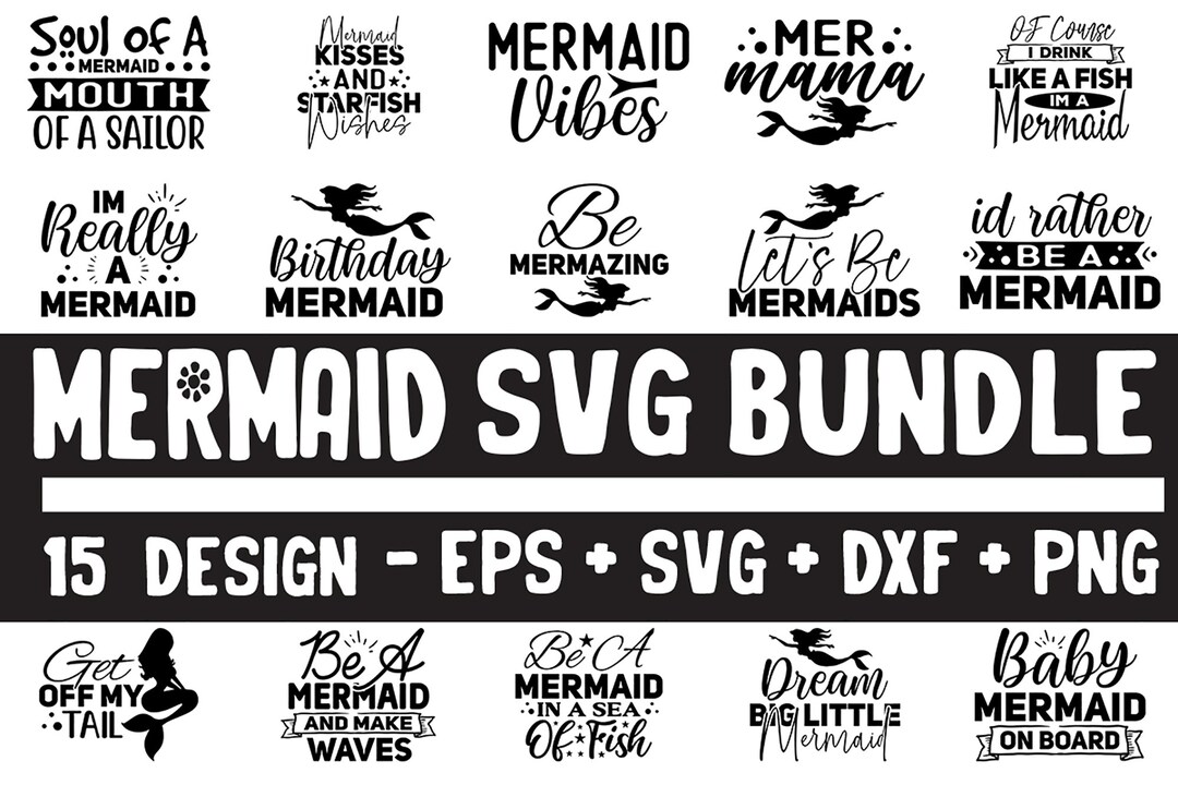 Magical SVG Bundle Unicorns Svg Bundle Mermaid Svg Bundle - Etsy