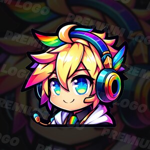 Custom Boy Logo | Twitch logo, YouTube logo, Kick logo, Mascot logo, Twitch graphic, Esports logo, Custom Username, Twitch branding