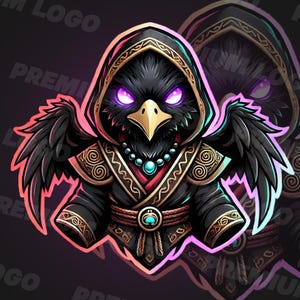 Custom Black Eagle Logo | Twitch logo, YouTube logo, Kick logo, Mascot logo, Twitch graphic, Esports logo, Custom Username, Twitch branding