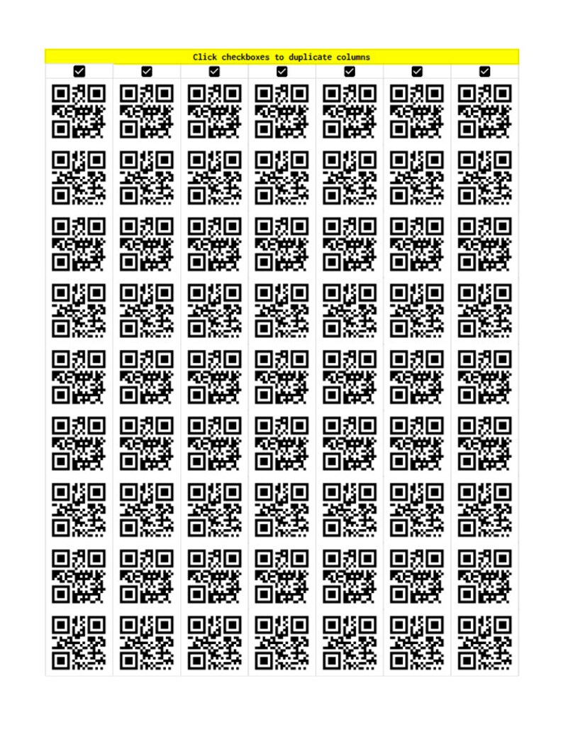 Google Sheets QR and Barcode Generator Template Inventory Etsy Canada