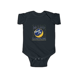 Mommy/daddy and me my little Moonpie funny onsie. Infant Fine Jersey Bodysuit