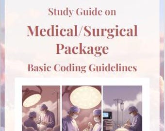 Guías de estudio sobre estándares de práctica médica y quirúrgica y paquete global