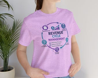 Revenue Cycle Management Diagram T-Shirt | Healthcare Billing Process Tee
