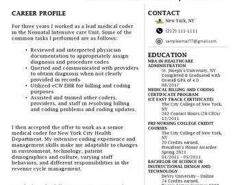 Vernieuw je cv - Passionate Plain