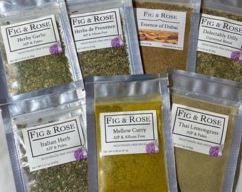 Gentle Kitchen Pack - Campione di miscela di spezie senza solanacee - Condimenti adatti alle allergie per la cucina di tutti i giorni