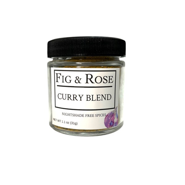 Curry Blend Nightshade-Free Spice Mix - 1.1 oz