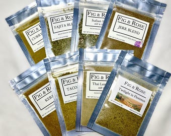 ワールドテーブルパック - 8種類のグローバルスパイスブレンド - 国際的な料理のためのナス科植物不使用調味料セット