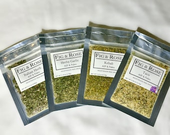 AIP & Paleo 4パック – 風味豊かな除去食のためのナス科植物不使用スパイスブレンド