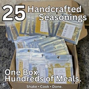 One of Everything - sampler van 25 pakjes - allergievriendelijke kruidenmixen