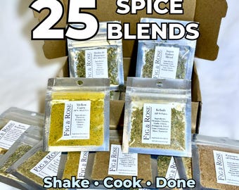 One of Everything - 25-Packet Sampler- Allergy Friendly Spice Blends