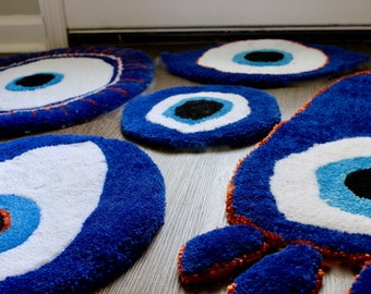 Evil Eye Rug Set