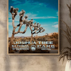 Joshua Tree Nationalpark Poster WPA Style | Vintage Reise Poster | Retro Reise Druck | Vintage Reise Druck | WPA Poster
