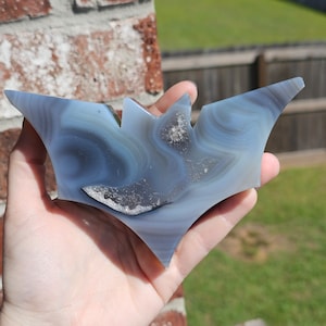 Druzy Agate Bat (pick your own)
