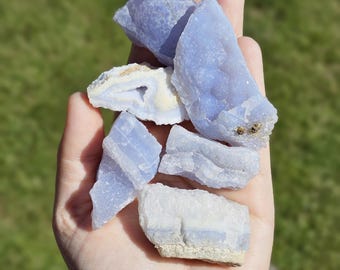 Raw Blue Lace Agate