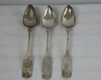 Cucharas gigantes de plata de ley de Meredith Company