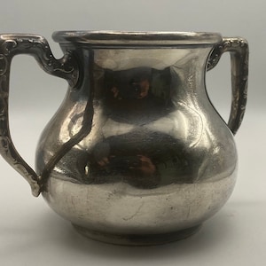 Unkown Maker Silver Plate or Silver on Copper Container