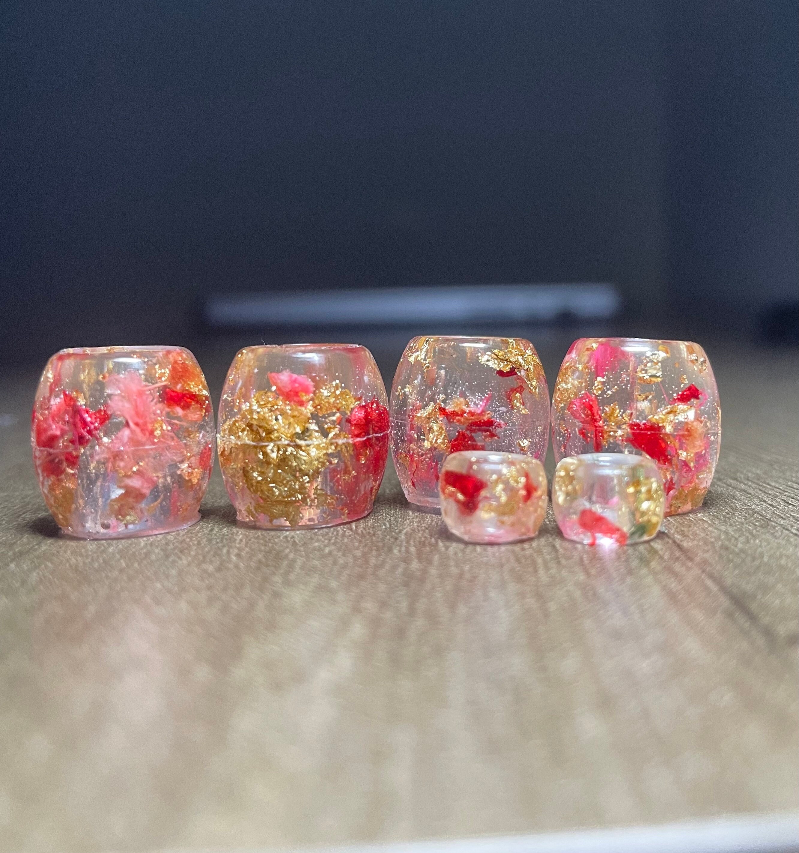 Loc Jewelry Dread Beads Valentines Day Hair Accessories Etsy