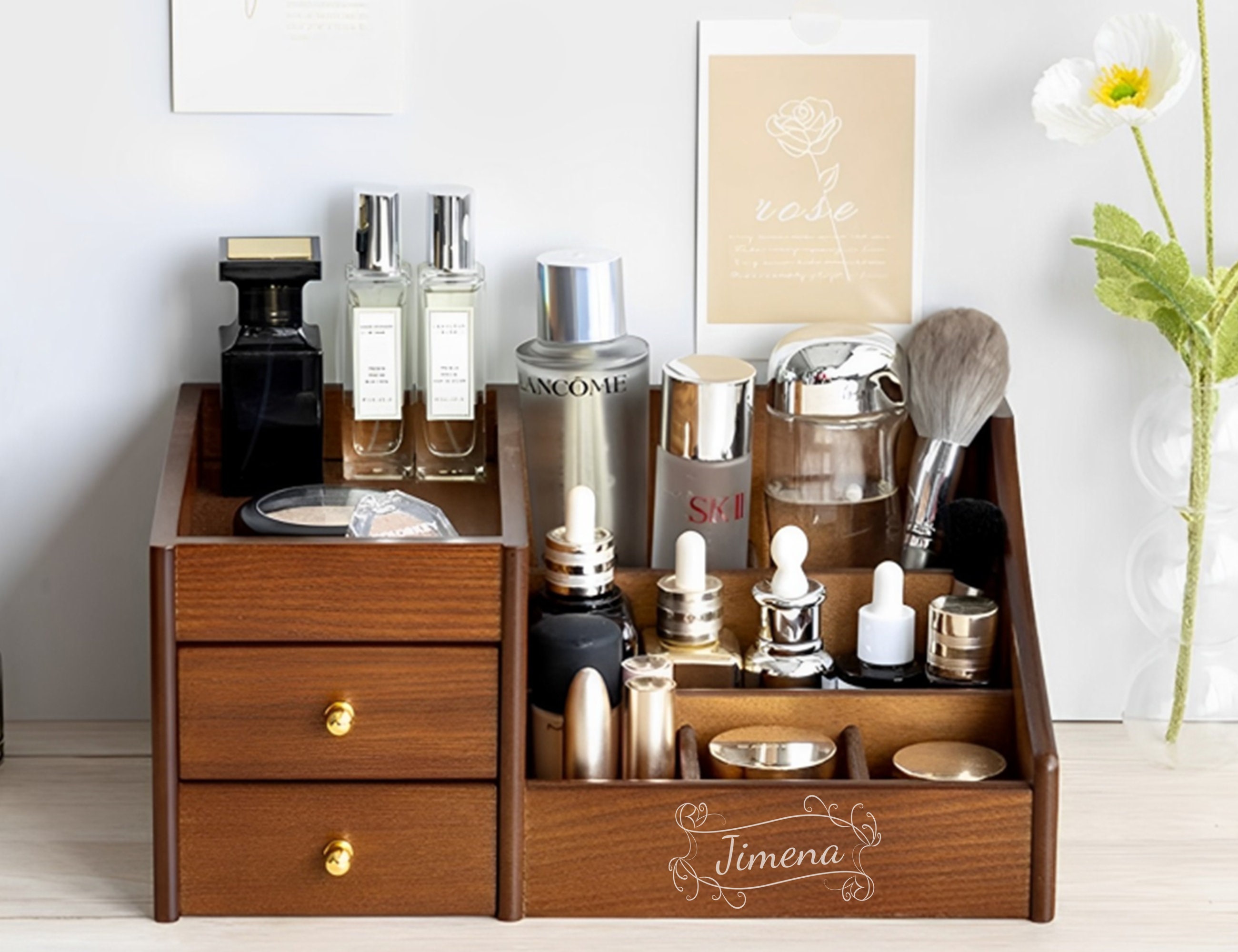 13+ Makeup Organizer Wood