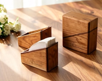 Walnut Cherry Coffee Filter Paper Holder,Pour Over Coffee Accessories,Barista Gift.