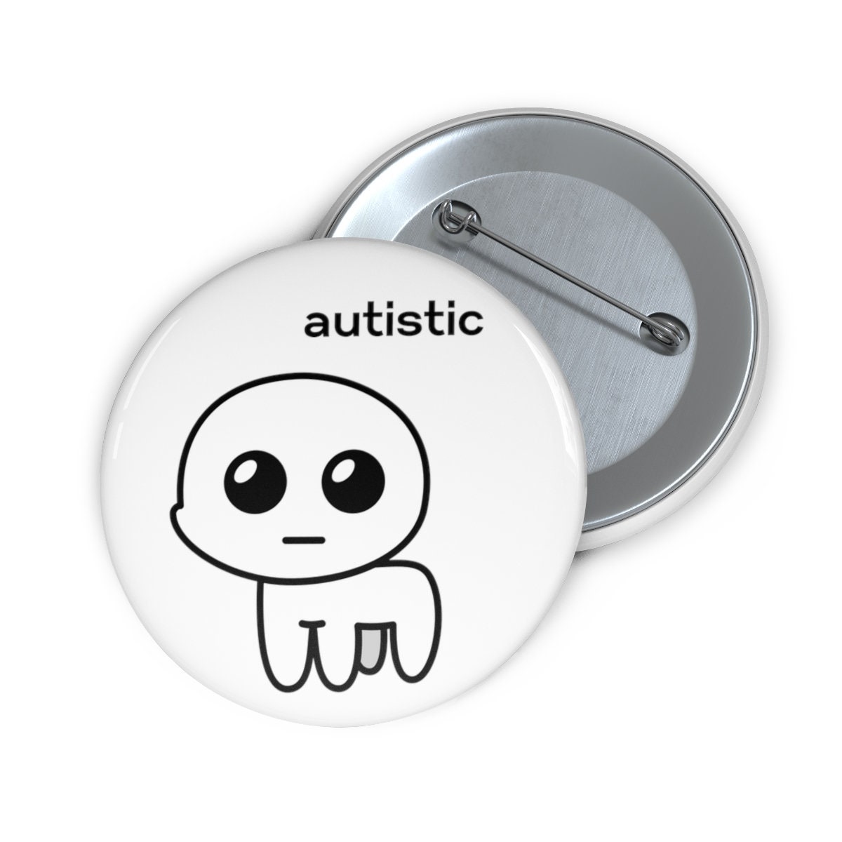 To be honest Tbh creature meme badge enamel pin Autism autistic