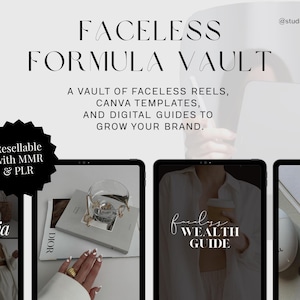 Faceless Formula Vault + MRR/PLR