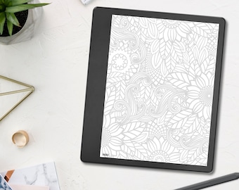 Kindle Scribe Mindful Tracing Book: Abstract Patterns (PDF)