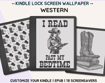 Western Kindle Wallpaper: Horse Girl Lockscreen (18 .epub Files)
