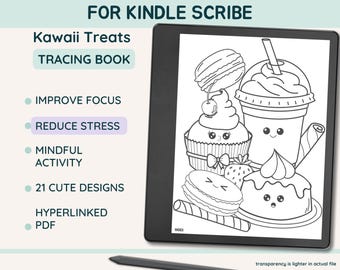 Kindle Scribe Kawaii Treats Tracing Book: Mindful Art (PDF)