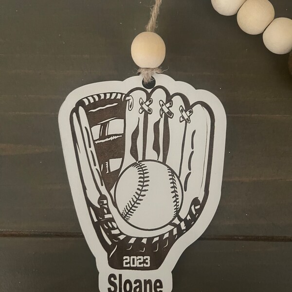 Softball Glove Ornament, Softball Player, Fastpitch Glove, Softball, Team Ornament, Catcher Ornament, Fastpitch Softball, Personalized