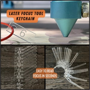 Laser Focus Tool Keychain