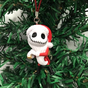Nightmare Skeleton Santa - Christmas Ornament - FREE Shipping!
