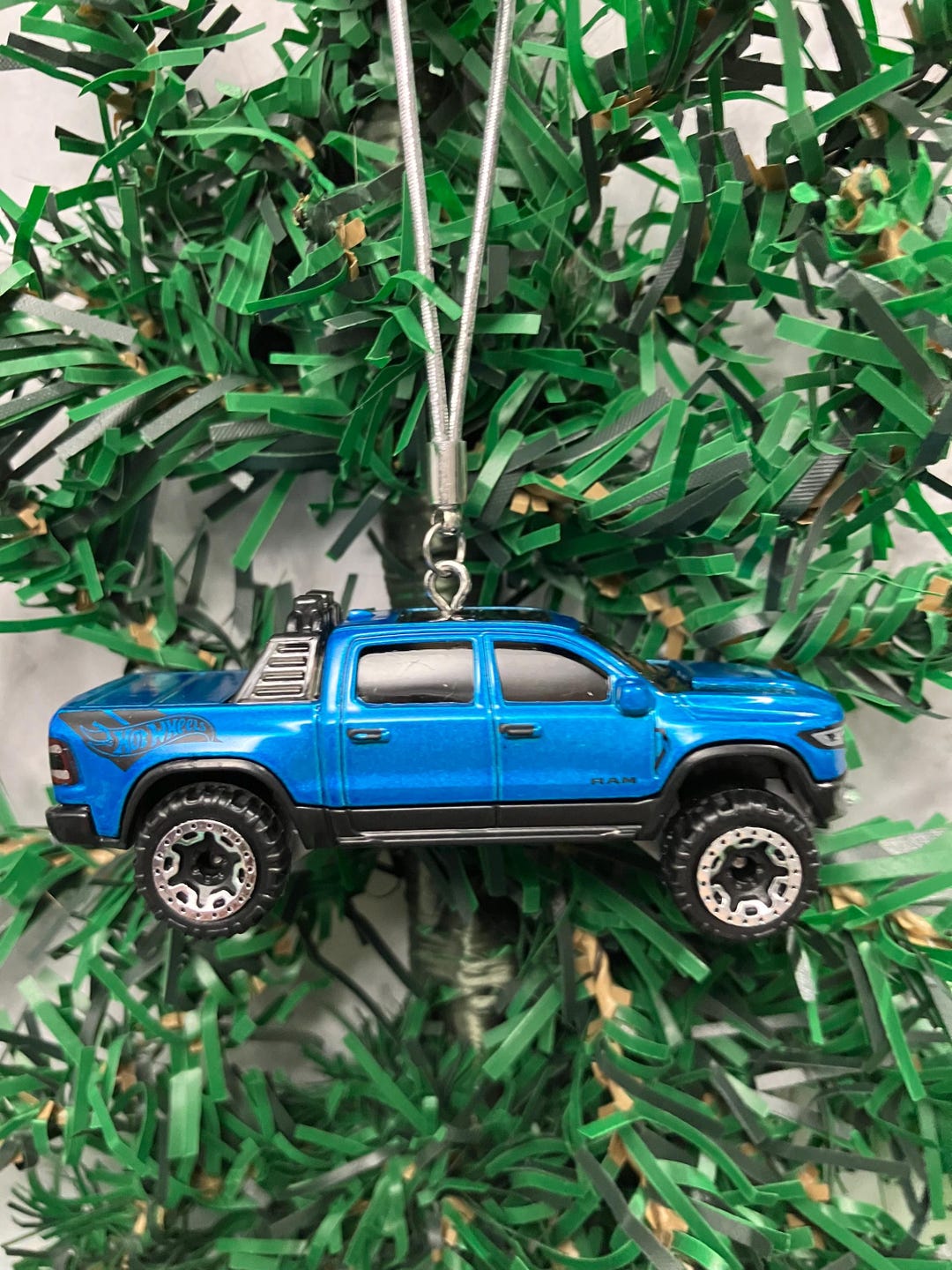 Blue Dodge Ram Truck - Christmas Ornament Free Shipping! - Etsy