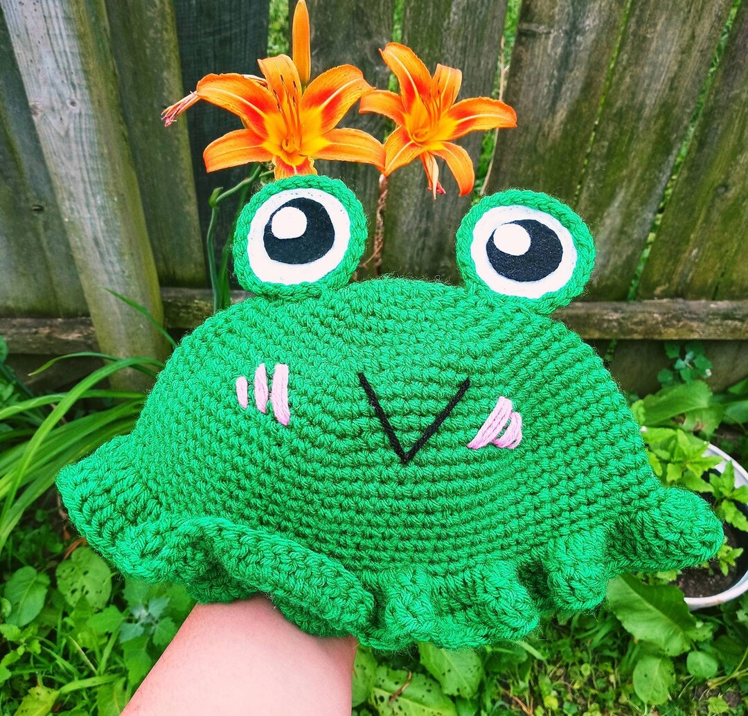 Crochet Froggy Bucket Hat Etsy