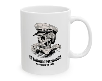 SS Edmund Fitzgerald | White coffee cup