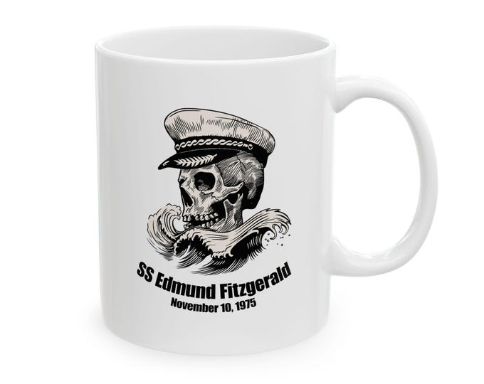SS Edmund Fitzgerald | White coffee cup