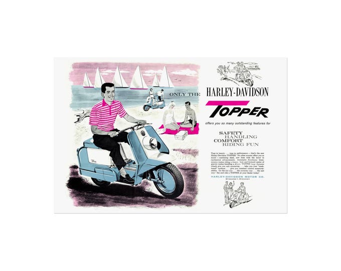 Harley-Davidson Topper | Fine Art Poster