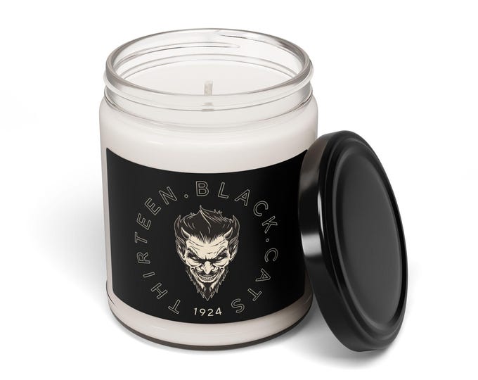 13 Black Cats Scented | 9oz Soy Candle