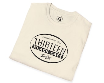 13 Black Cats Oval | Softstyle