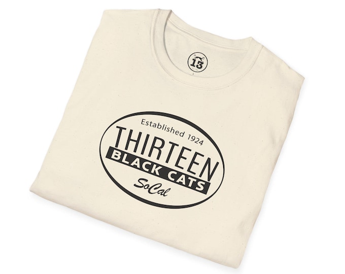 13 Black Cats Oval | Softstyle