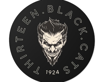 Thirteen Black Cats Sticker