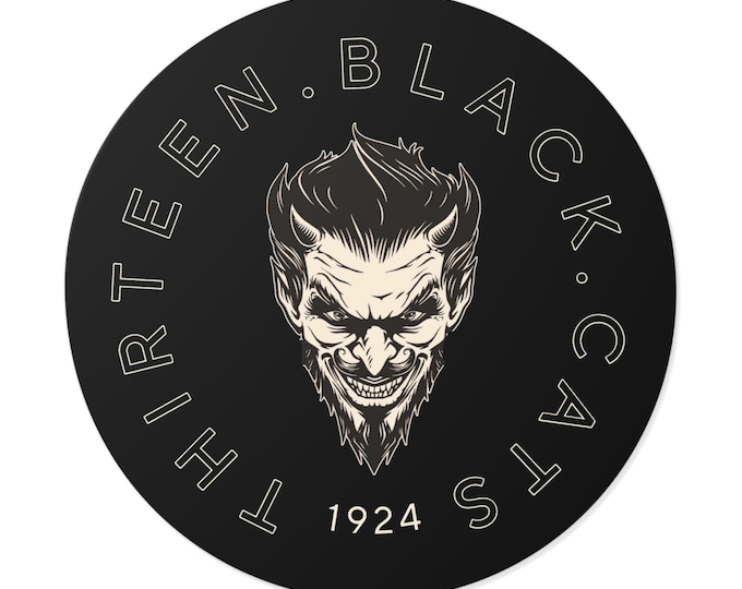 Thirteen Black Cats Sticker