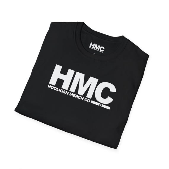 HMS White Logo - Unisex Softstyle