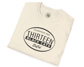 13 Black Cats Oval | Softstyle