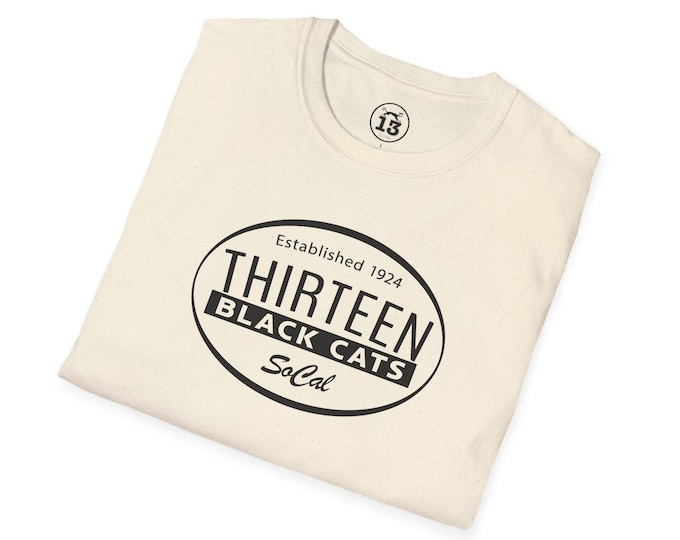 13 Black Cats Oval | Softstyle