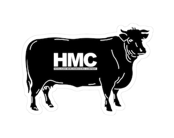 HMC Black Cow | Kiss-Cut Vinyl Sticker