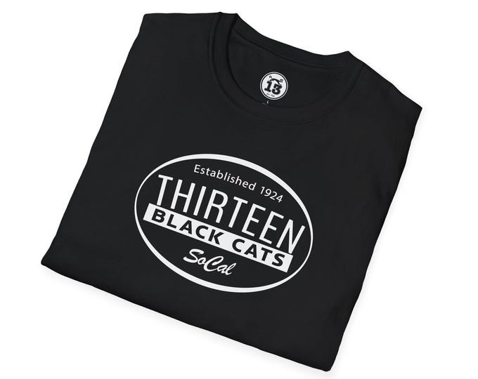 13 Black Cats Oval | Softstyle