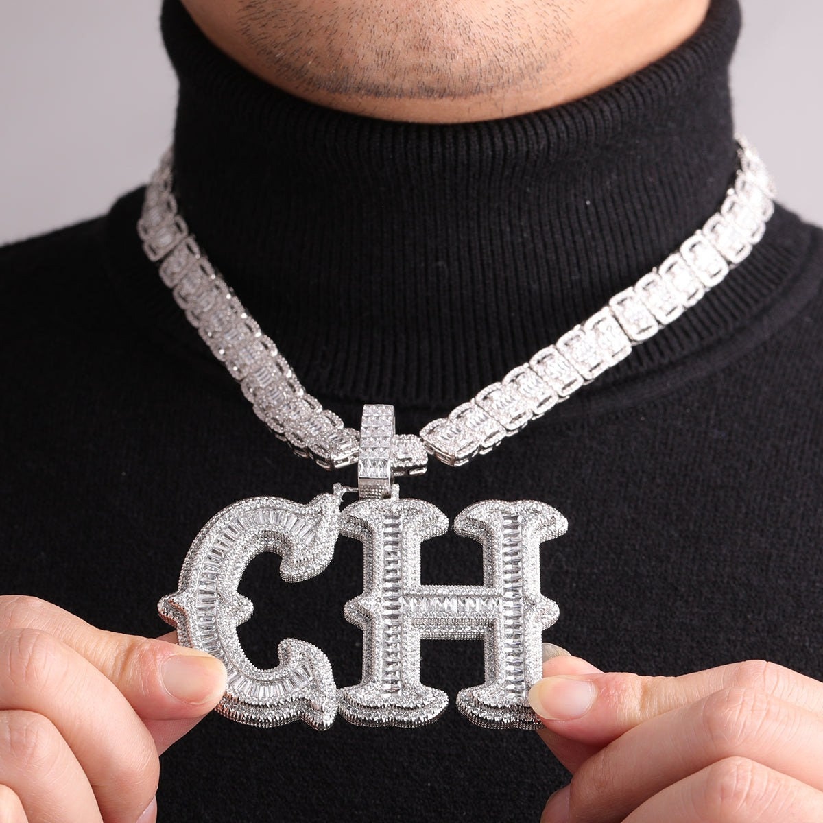 Iced out 2024 chain and pendant