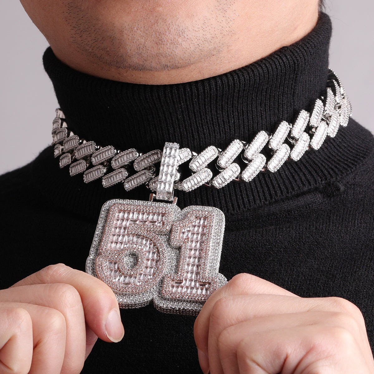 Iced out custom Etsy