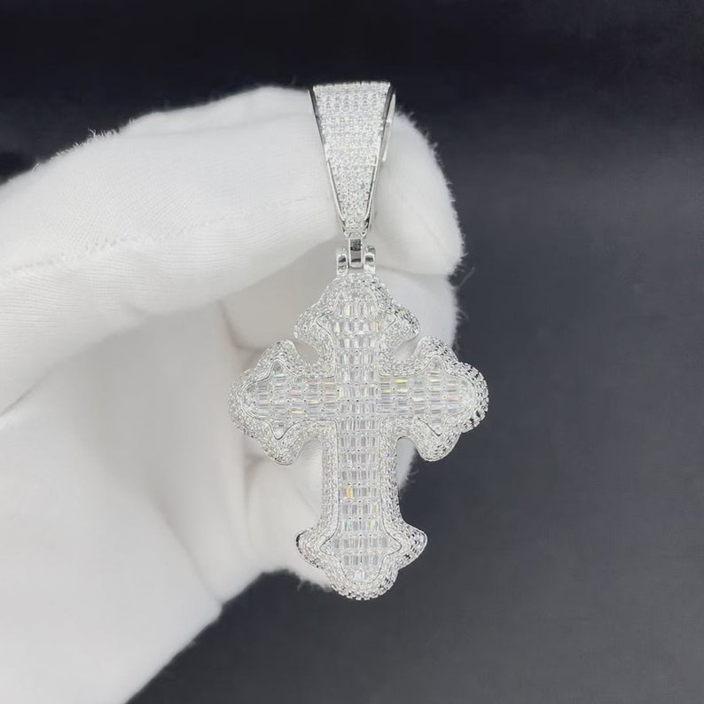 Cross Diamond Edition Endless VVS Shine Pendant Iced Out Etsy